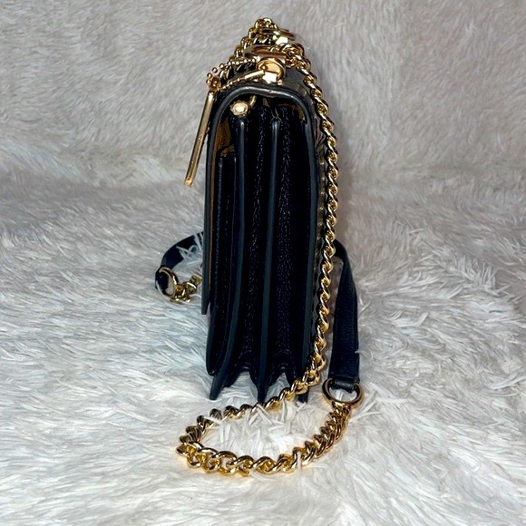 New Coach Klare Leather Crossbody Shoulder Bag Purse With Diary Embroidery Black - Picture 6 of 17